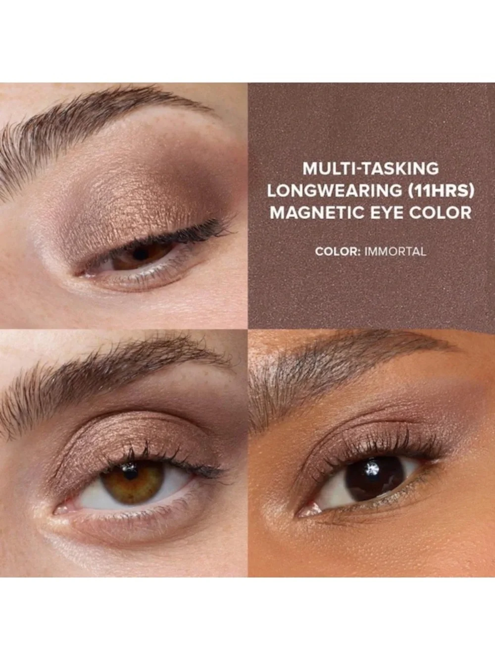 NUDESTIX Magnetic Luminous Eye Color Pencil in IMMORTAL Bronze satin Taupe NEW!
